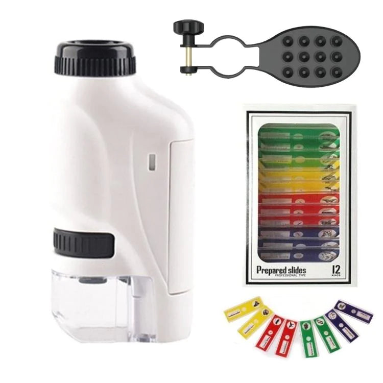 MicroOntdekker - Draagbare Zakmicroscoop voor Kinderen met 60-120x Zoom