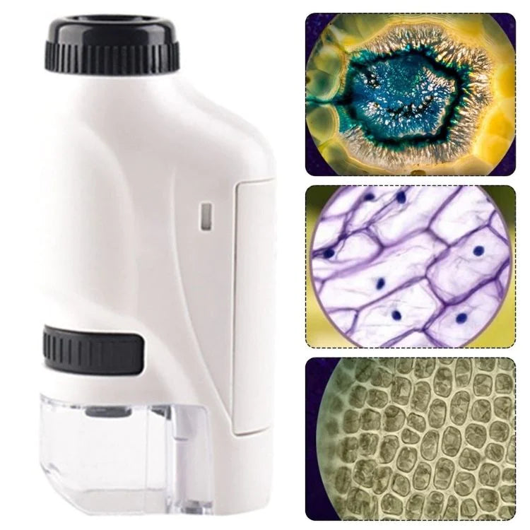 MicroOntdekker - Draagbare Zakmicroscoop voor Kinderen met 60-120x Zoom