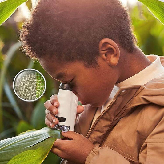 MicroOntdekker - Draagbare Zakmicroscoop voor Kinderen met 60-120x Zoom